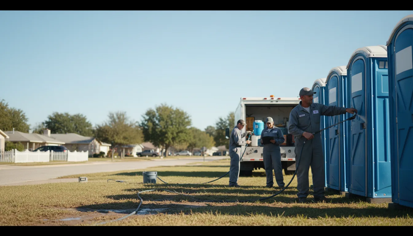 Long-Term Portable Toilet Rental in Nash, TX near me